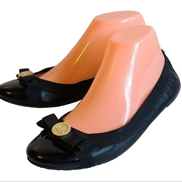 Michael Kors Women's Dixie Stretch Fit Ballet Flats Black Size 7.5 🌴✌️ - Picture 1 of 13